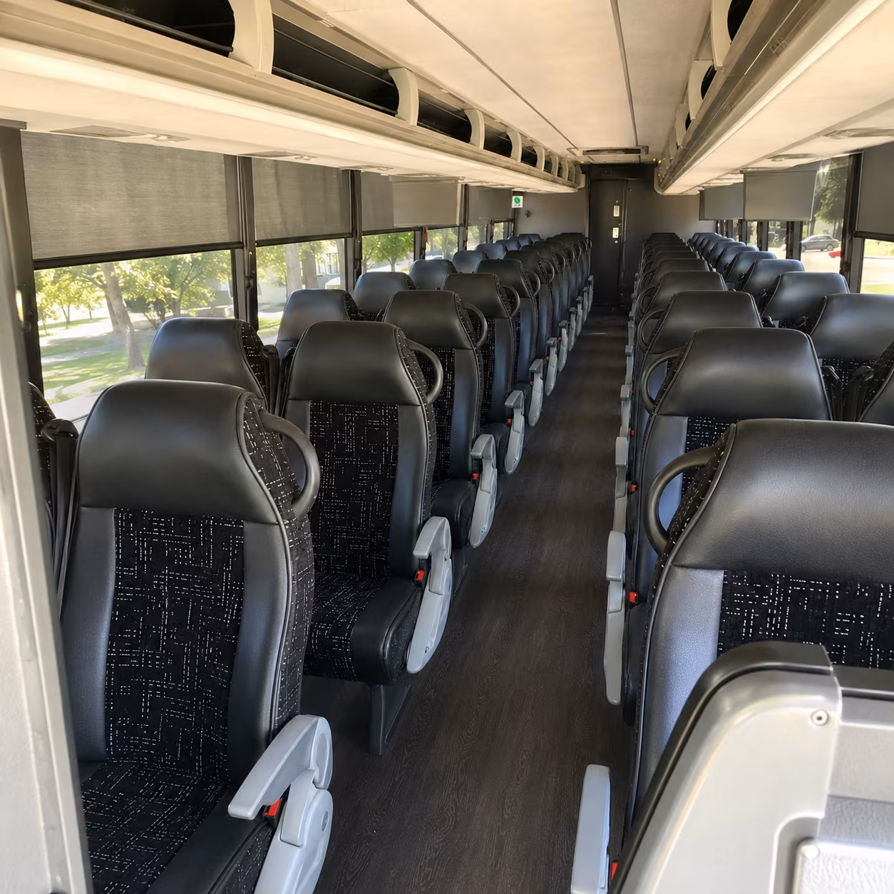 somerville charter bus interior