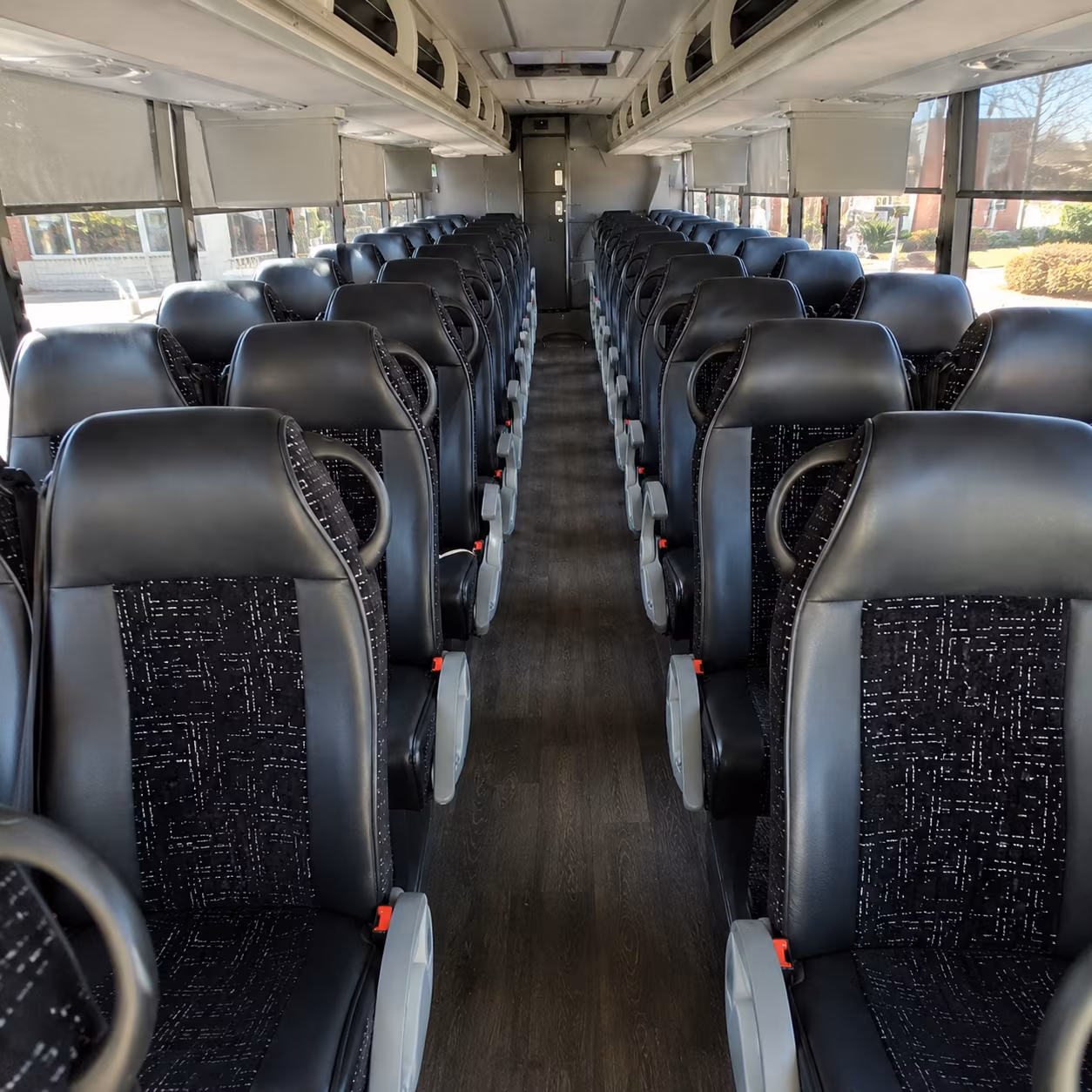 somerville charter bus rental interior