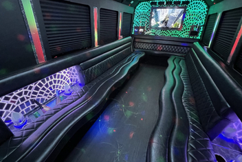 Somerville Limo Bus Interior